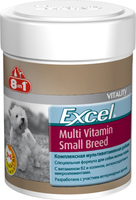 8in1 Excel Multi Vitamin Small Breed мультивитамины для мелких собак, 70 таб/150 мл