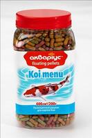 Корм для дорослих коропів KOI Акваріус Меню для коропів Кої плаваючі пелети 600 мл (200 г)