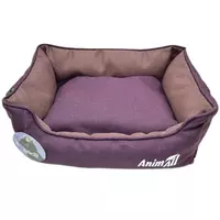 Лежак AnimAll Anna M Dark Violet фиолетовый лежак для кошек и собак, 55×43×17 см