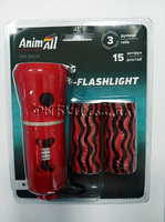 AnimAll диспенсер-фонарик плюс 3 рулона по 15 пакетов для сбора фекалий
