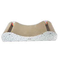 Когтеточка картонная для кошек AnimAll Дует 52×26×10.5 см