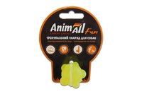 AnimAll Fun іграшка для собак Куля молекула жовта, 3 см