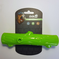 AnimAll GrizZzly іграшка для собак хрумка паличка, зелена, 16х3.5х3.5 см