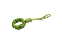 AnimAll GrizZzly іграшка для собак кільце з канатом зелене, 33х10 см