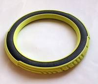 AnimAll GrizZzly іграшка для собак супер-кільце L, зелено-чорне, 24,1х24,1х3,25 см