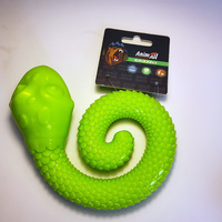 AnimAll GrizZzly іграшка для собак змійка зелена, 18,4х15х5,6 см