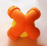 AnimAll GrizZzzly іграшка для собак тенісний м'яч L, оранжевий, 11,2х11,2х10,7 см