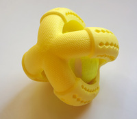 AnimAll GrizZzzly іграшка для собак тенісний м'яч L, жовтий, 11,2х11,2х10,7 см