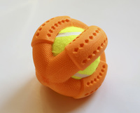 AnimAll GrizZzzly іграшка для собак тенісний м'яч S, оранжевий, 9,2х9,2х8,8 см