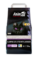 AnimAll бентонитовый наполнитель для кошачьих туалетов, лаванда, 5 кг