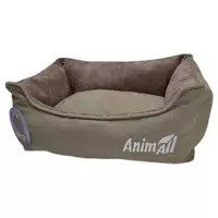 Лежак для кошек и маленьких собак AnimAll Nena S Velours Beige S, 45x35x16 см