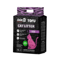 AnimAll Tofu соевый наполнитель для туалета тофу лаванда, 4,66 кг