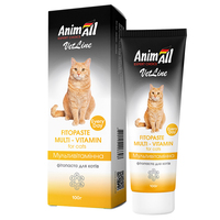 AnimAll Ветлайн Multivitamin мультивитаминный комплекс для котов фитопаста 100 г