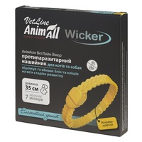 AnimAll VetLine Wicker для котов и маленьких собак от блох и клещей 35 см ярко-желтый
