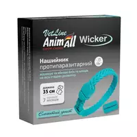 AnimAll VetLine Wicker для котов и маленьких собак от блох и клещей 35 см изумрудный