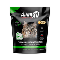 AnimAll Зеленый холм наполнитель силикагель, 3,8л