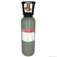 Aqua Nova металлический баллон СО2 с плоским дном на 5 л NCO2-5L-GRAY
