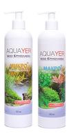 Набор удобрений для аквариумных растений Aquayer Макро+ и Микро+ 2х500мл