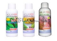 Набор удобрений для аквариумных растений Aquayer МАКРО+ МИКРО+ Железо 3х60мл