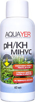 Средство для снижения КН и рН воды в аквариуме Aquayer pH/KH минус 60 мл