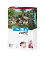 Elanco Bayer Kiltix Large нашийник від бліх і кліщів для собак великих порід, 66 см