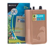 BOYU Portable Air Pump D-200 компрессор на батарейках для аквариума до 100 л