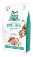 Brit Care Cat GF Sterilized Urinary Health 2 кг, корм для поддержания мочевыделительной системы стерилизованных кошек