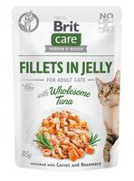 Brit Care Cat pouch 85 г тунец в желе влажный корм для котов