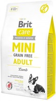 Brit Care GF Mini Adult Lamb корм для взрослых собак малых пород, ягненок, 2 кг