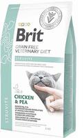 Brit GF Veterinary Diet Obesity 2 кг корм для котов для снижения веса, курица