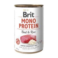 Brit Mono Protein Beef & Rice 400 г вологий корм для собак з яловичиною та темним рисом