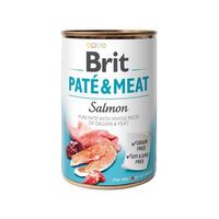 Brit Pate & Meat Salmon 400 г вологий корм для собак, курка та лосось