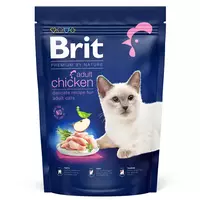 Brit Premium by Nature Cat Adult Chicken 1.5 кг сухой корм для котов, курица