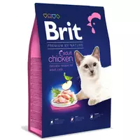 Brit Premium by Nature Cat Adult Chicken 8 кг сухой корм для котов, курица