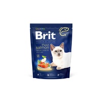 Brit Premium by Nature Cat Adult Salmon 300 г сухой корм для котов лосось