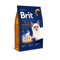Brit Premium by Nature Cat Indoor 8 кг сухой корм для котов, живущих в помещении, курица