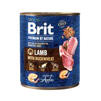 Brit Premium By Nature Lamb with Buckwheat 800 г ягненок влажный корм для собак с чувствительным пищеварением