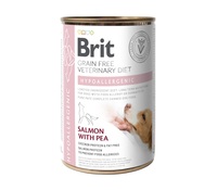 Brit VetDiets Hypoallergenic 400 г корм для собак с пищевой аллергией или непереносимостью, лосось и горошек