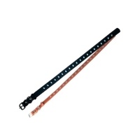 Collar №02446 нашийник безрозмірний, коричневий 60см/25мм