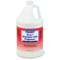 Davis 15 to 1 Shampoo With Fragrance шампунь с ароматом для собак, котов, концентрат 3,8 л