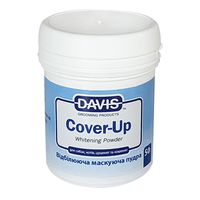 Davis Cover-Up Whitening Powder маскирующая отбеливающая пудра для собак, котов 50 мл