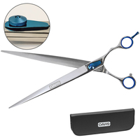 Davis Extreme Edge BLUE Straight прямые ножницы для стрижки собак 25,4 см
