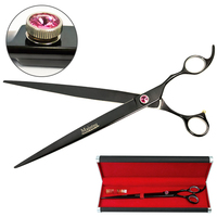 Davis Majutsu Titanium Straight прямые ножницы для стрижки собак 25,4 см