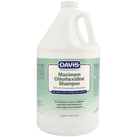 Davis Maximum Chlorhexidine Shampoo шампунь с 4% хлоргексидином для собак и котов с заболеваниями кожи и шерсти 3,8 л