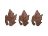 Декорация Plecoceramics Leaves 3 шт 11х10,5х2 см