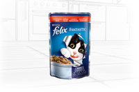 Felix Fantastic пауч кусочки говядины в желе, 100 г