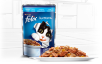 Felix Fantastic пауч кусочки трески в желе, 100 г