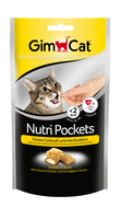 GimCat Nutri Pockets витамины для кошек с таурином, вкус сыра, 60 гр