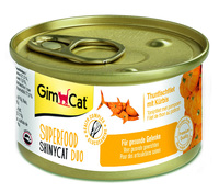 GimCat Shiny Cat Superfood консерви для котів тунець і гарбуз, 70 г
