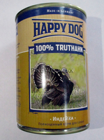 Консерва для собак Happy Dog с индейкой 400 г